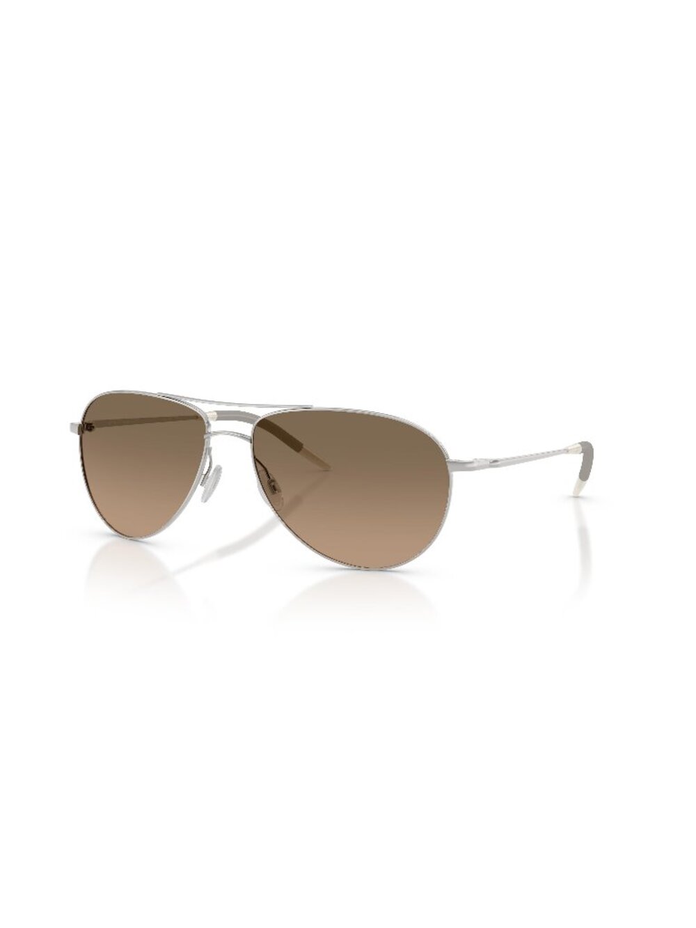 New Oliver Peoples Men's Sunglasses Silver Metal Frame OV1002S BENEDICT 5036GN